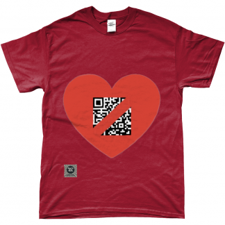 Anti QR code T-Shirt (voorkant)